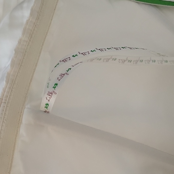 NWT Lilly Pulitzer Blossom Strapless Dress Resort White Wrapping Stripe Silk 14 - Picture 9 of 16